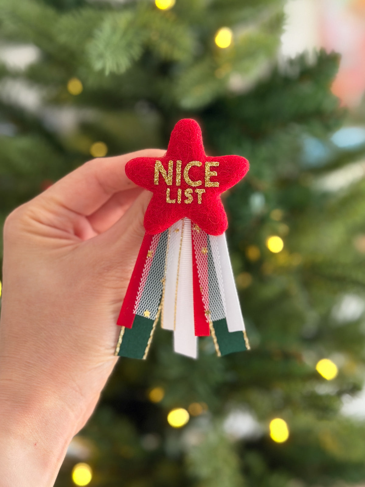 Santa's Nice List Badge | 3 Options