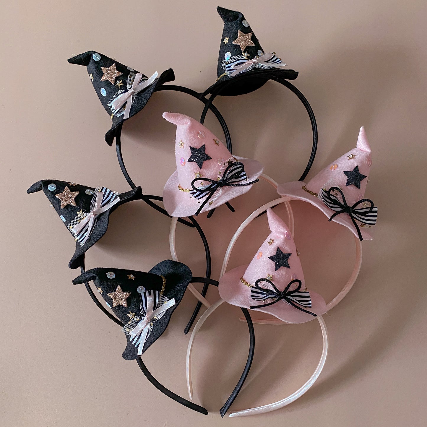 Witch Hat Headband/ Hair Clip - Black