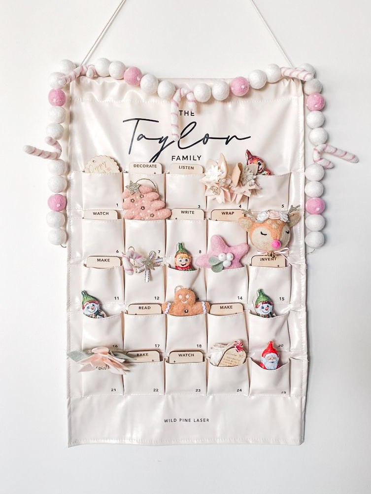 Simple Candy Cane Garland - Pink