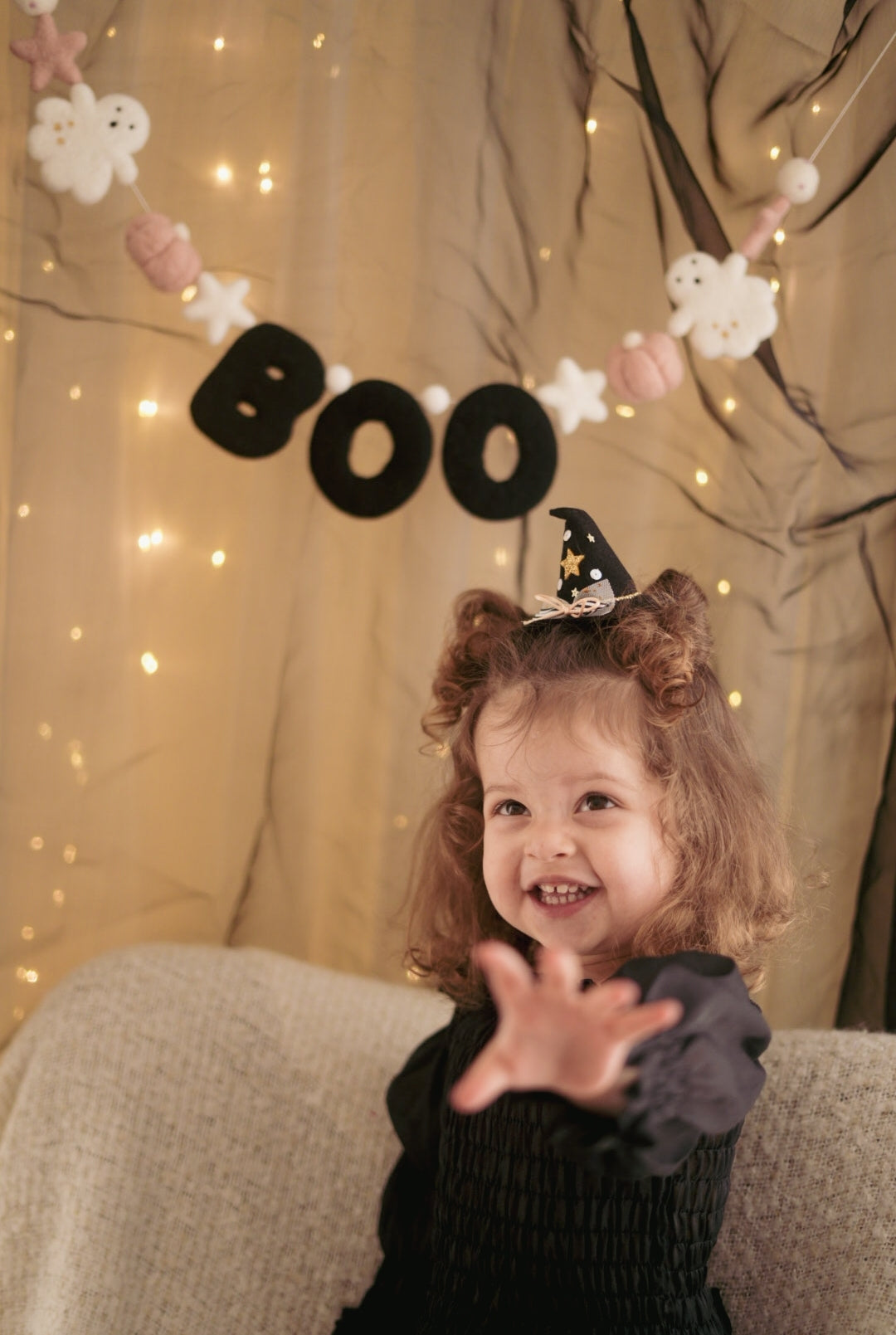 BOO Letter Garland - Ghost