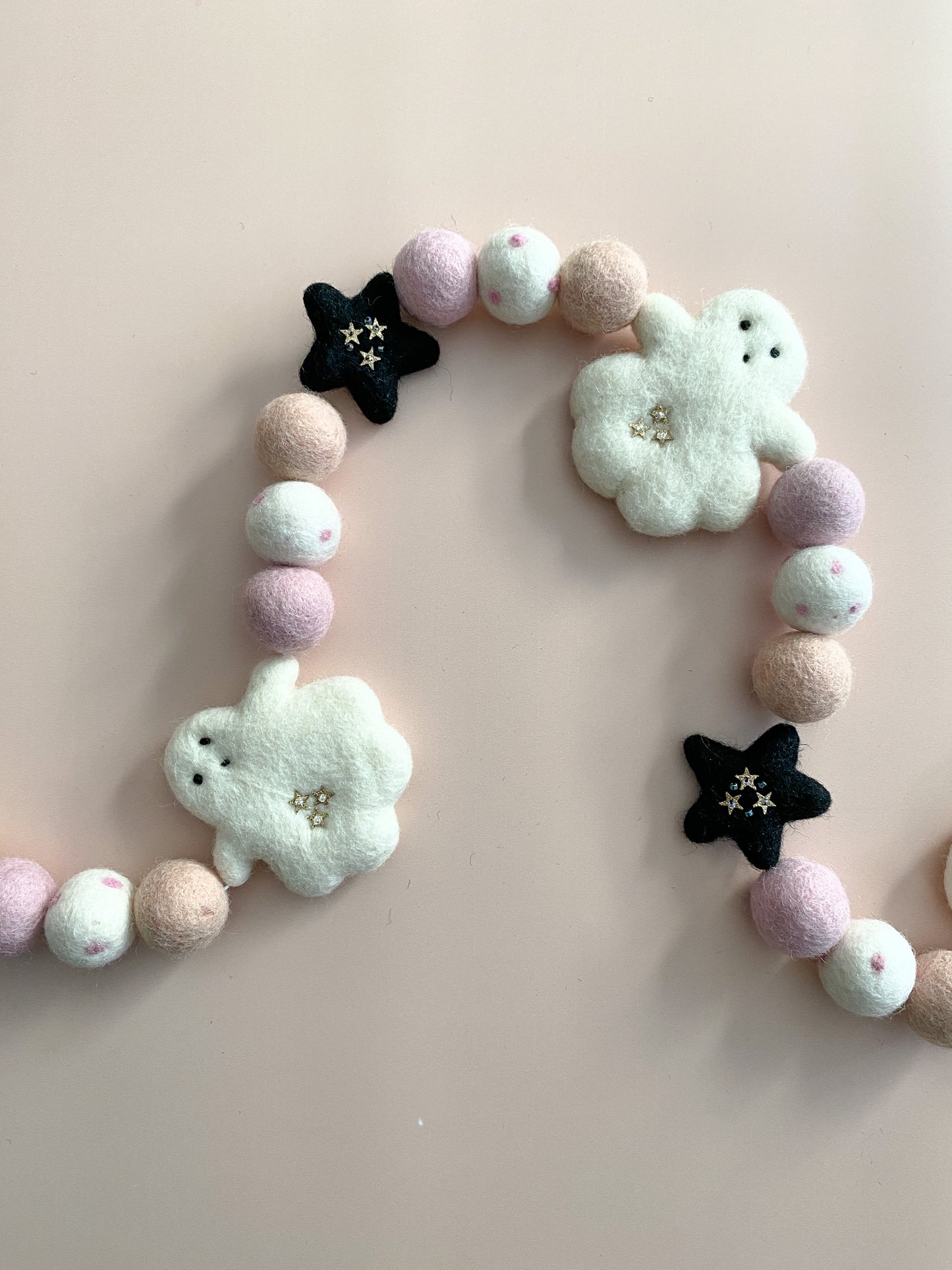 Ghost and Black Star Garland