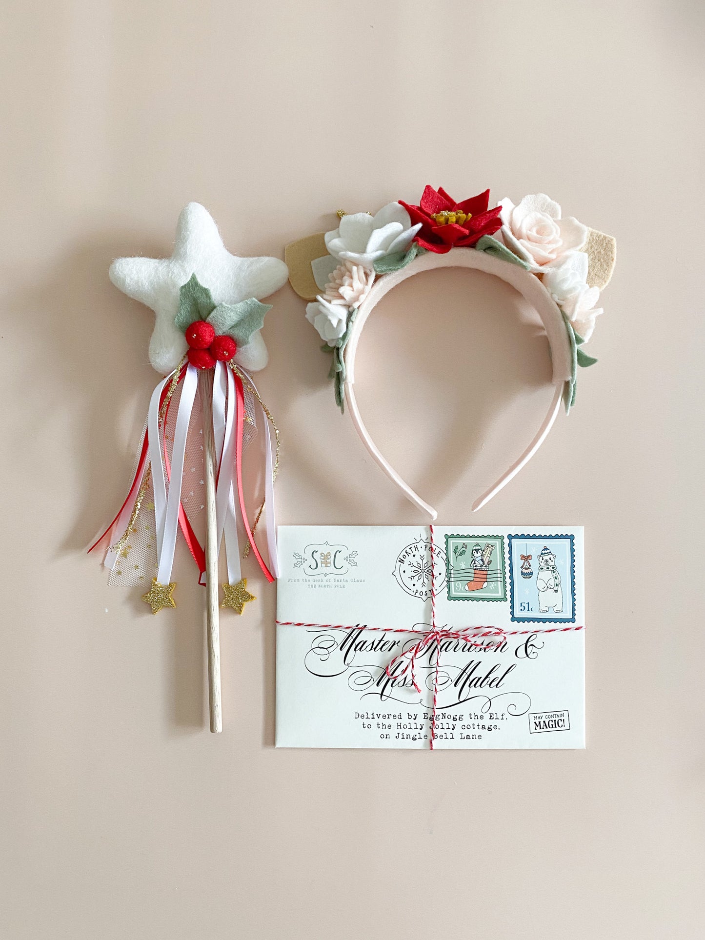Christmas Star Wand - White Star *READY TO SHIP*