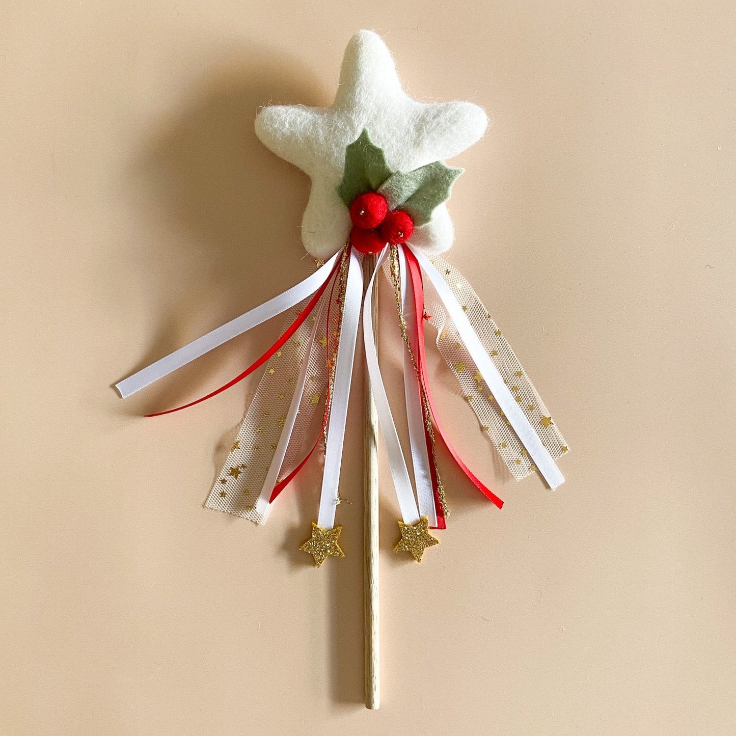 Christmas Star Wand - White Star *READY TO SHIP*