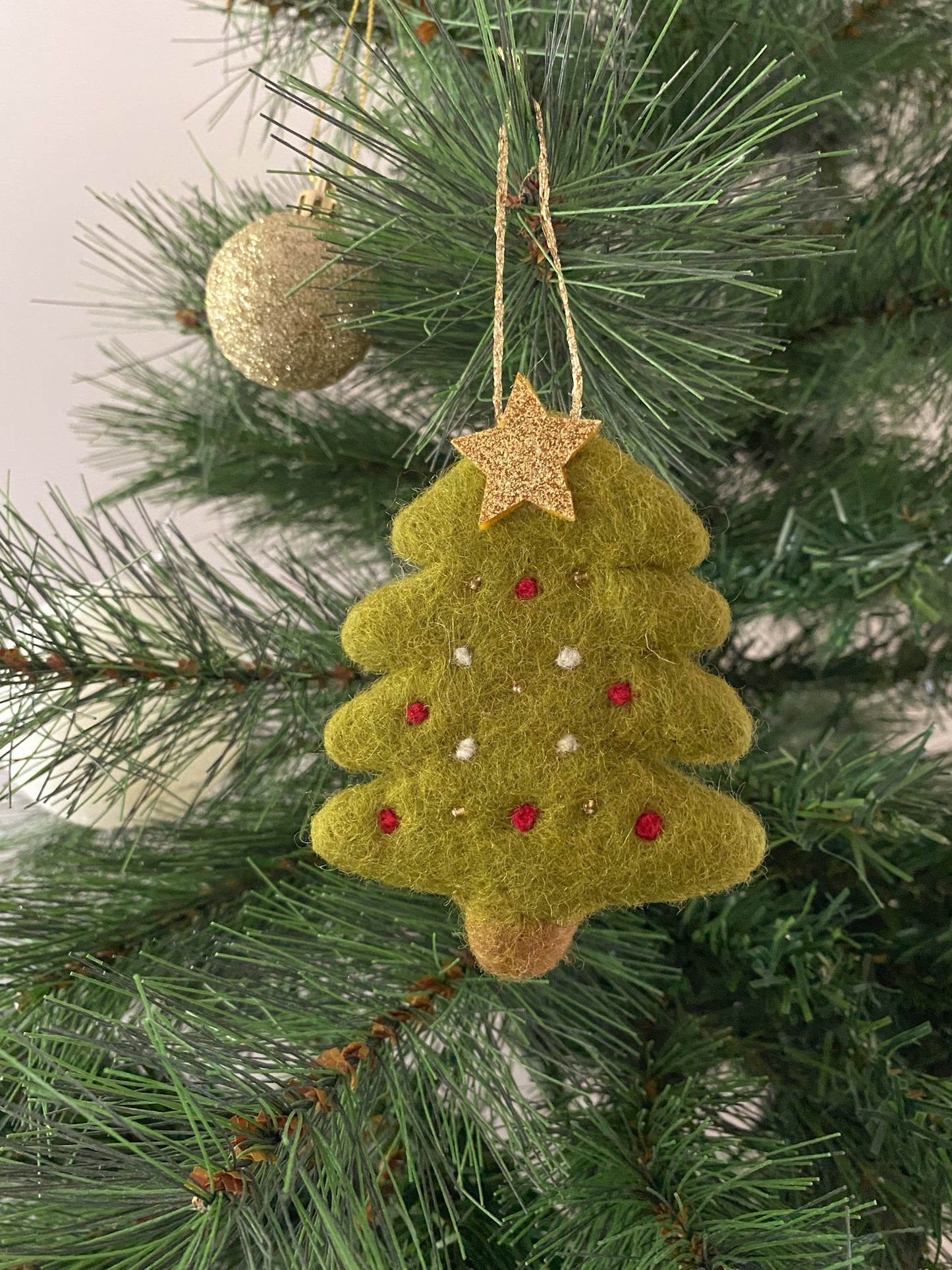 Christmas Tree Ornament - Green Tree *READY TO SHIP*