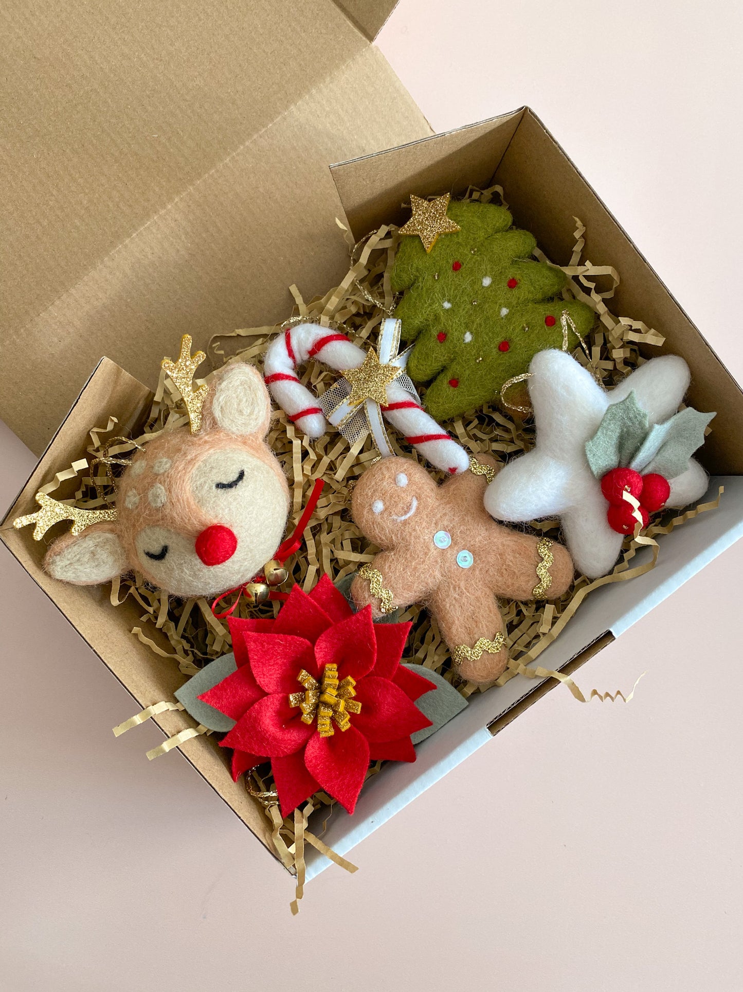 BUNDLE Christmas Ornament Set - Red