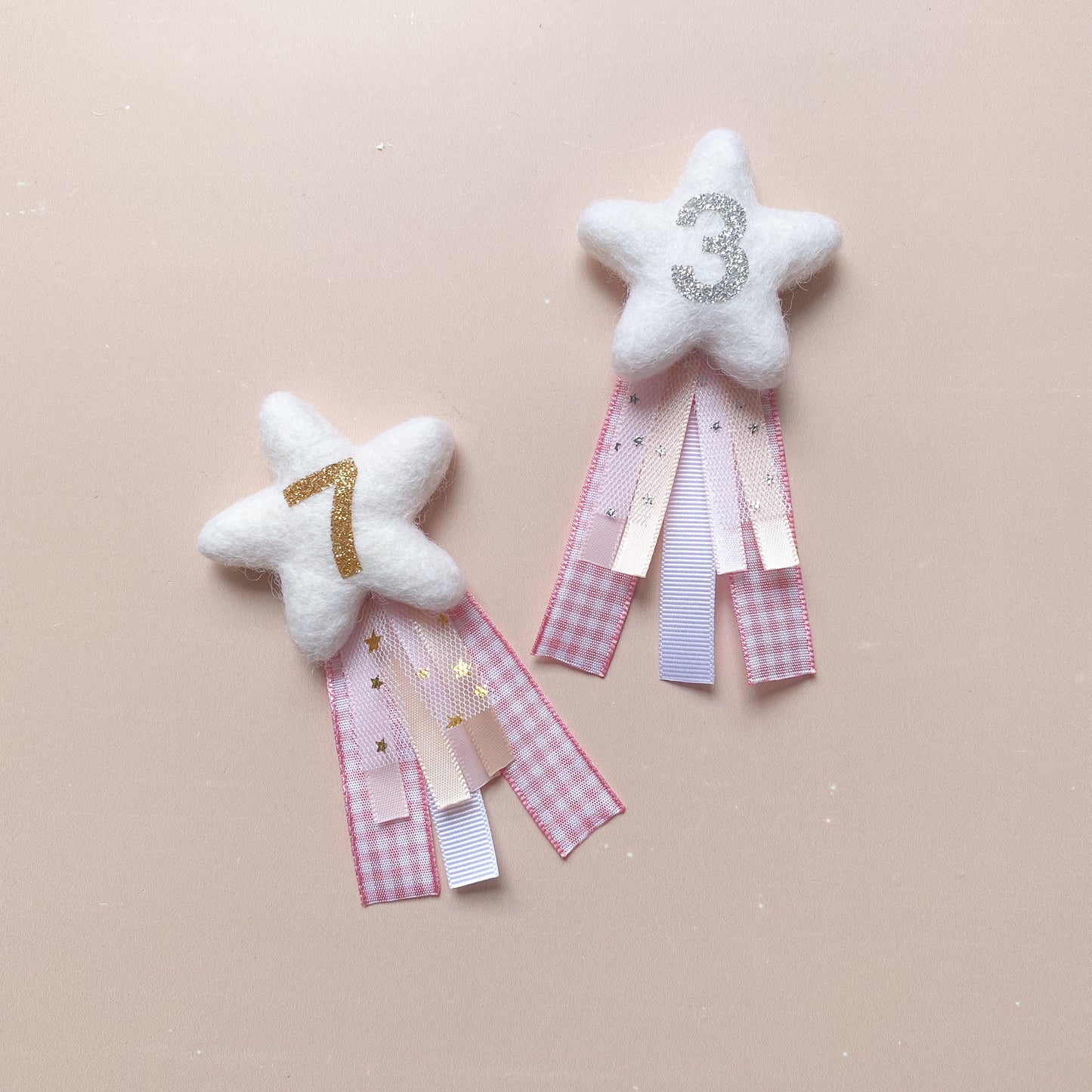 star birthday age badge