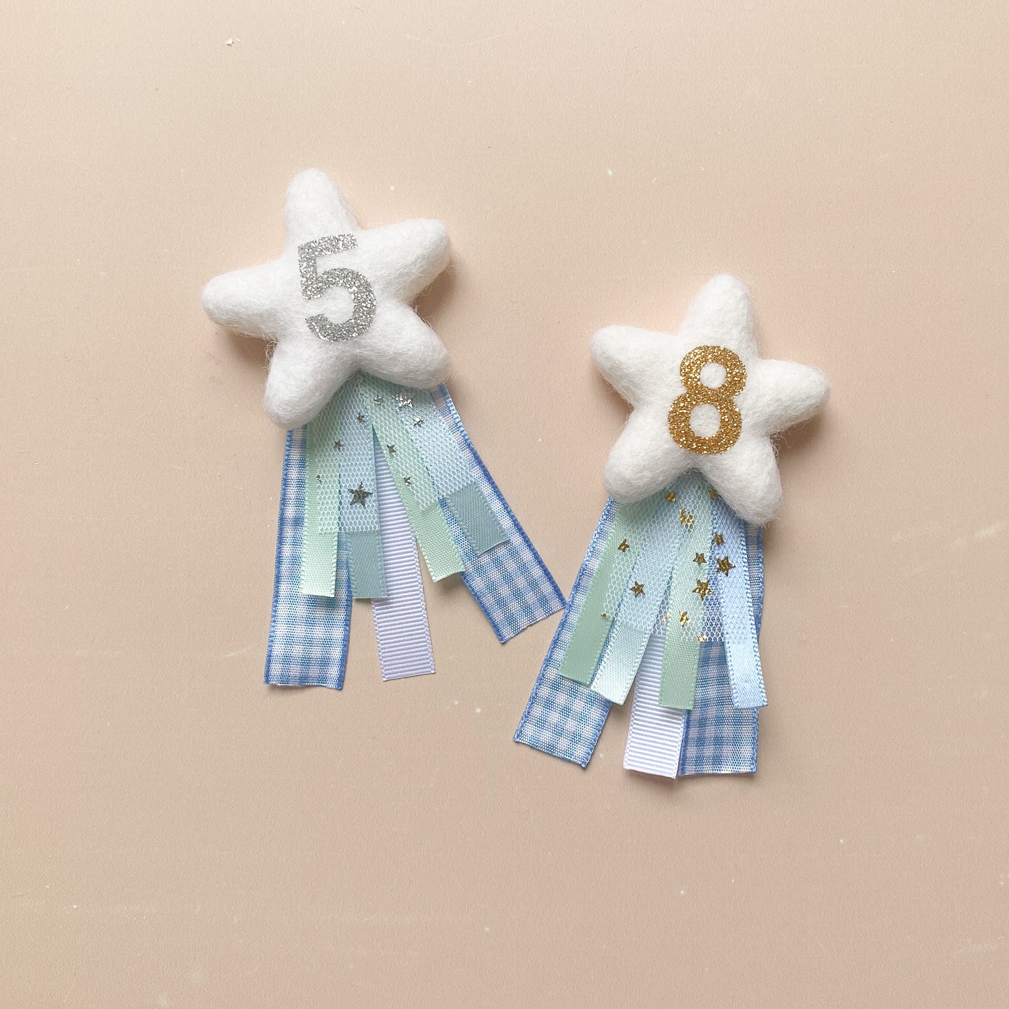 star birthday age badge