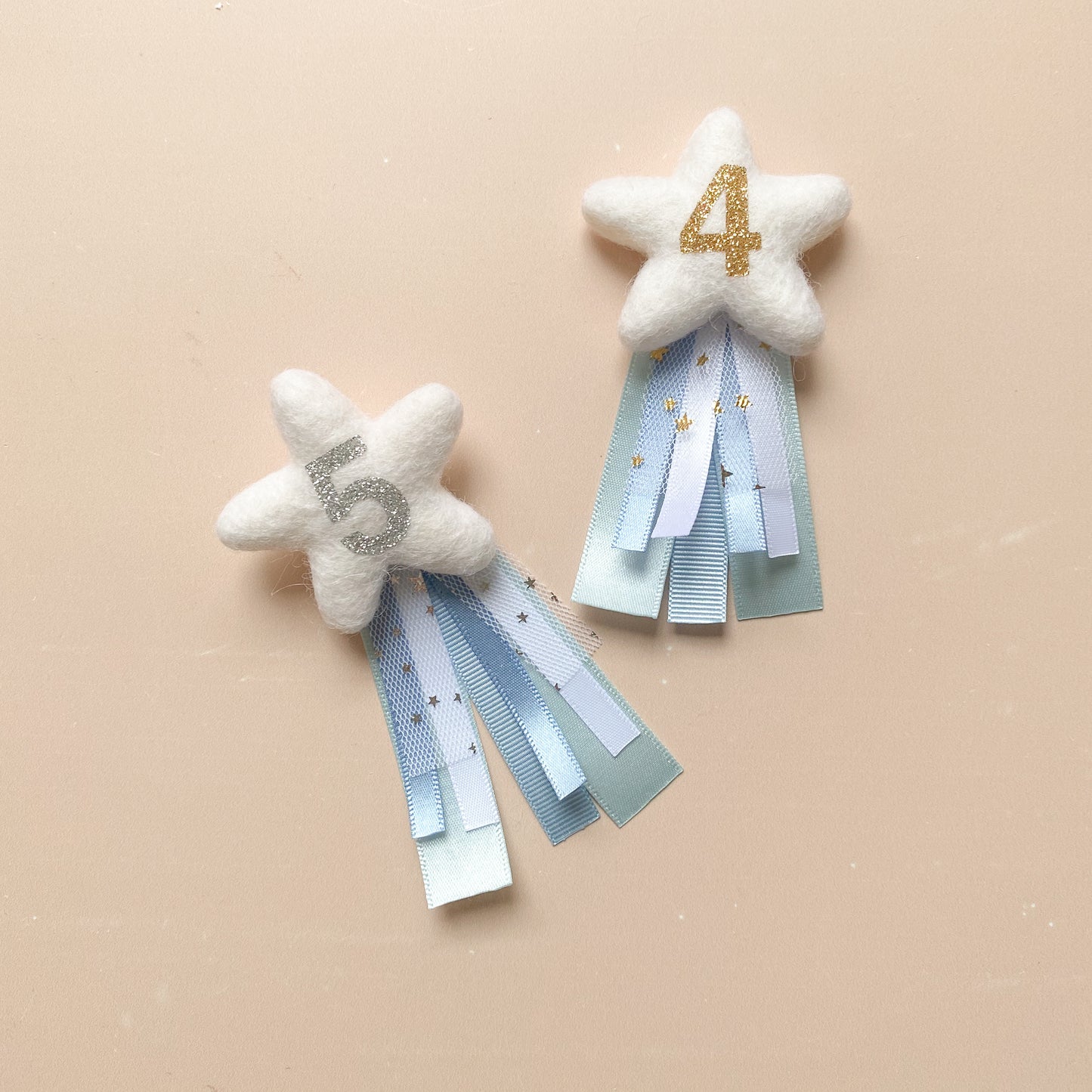 star birthday age badge