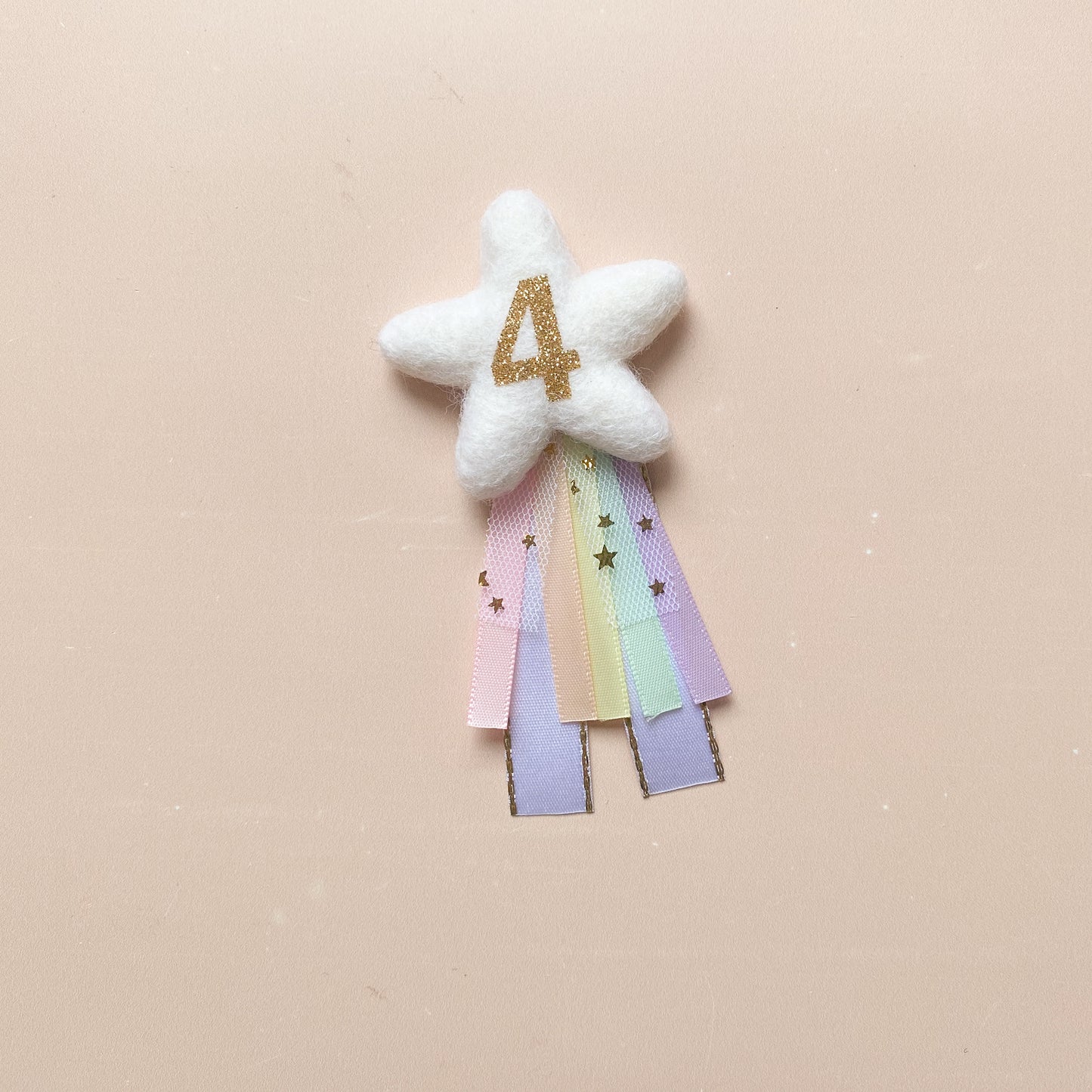 star birthday age badge
