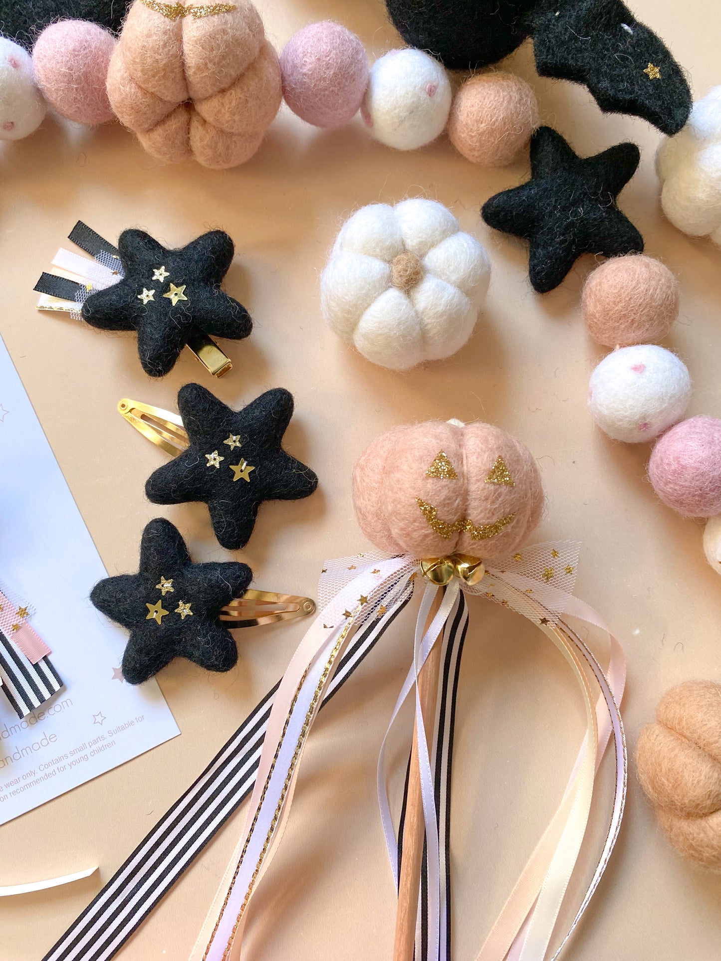 Jack O' Lantern Wand - Pink