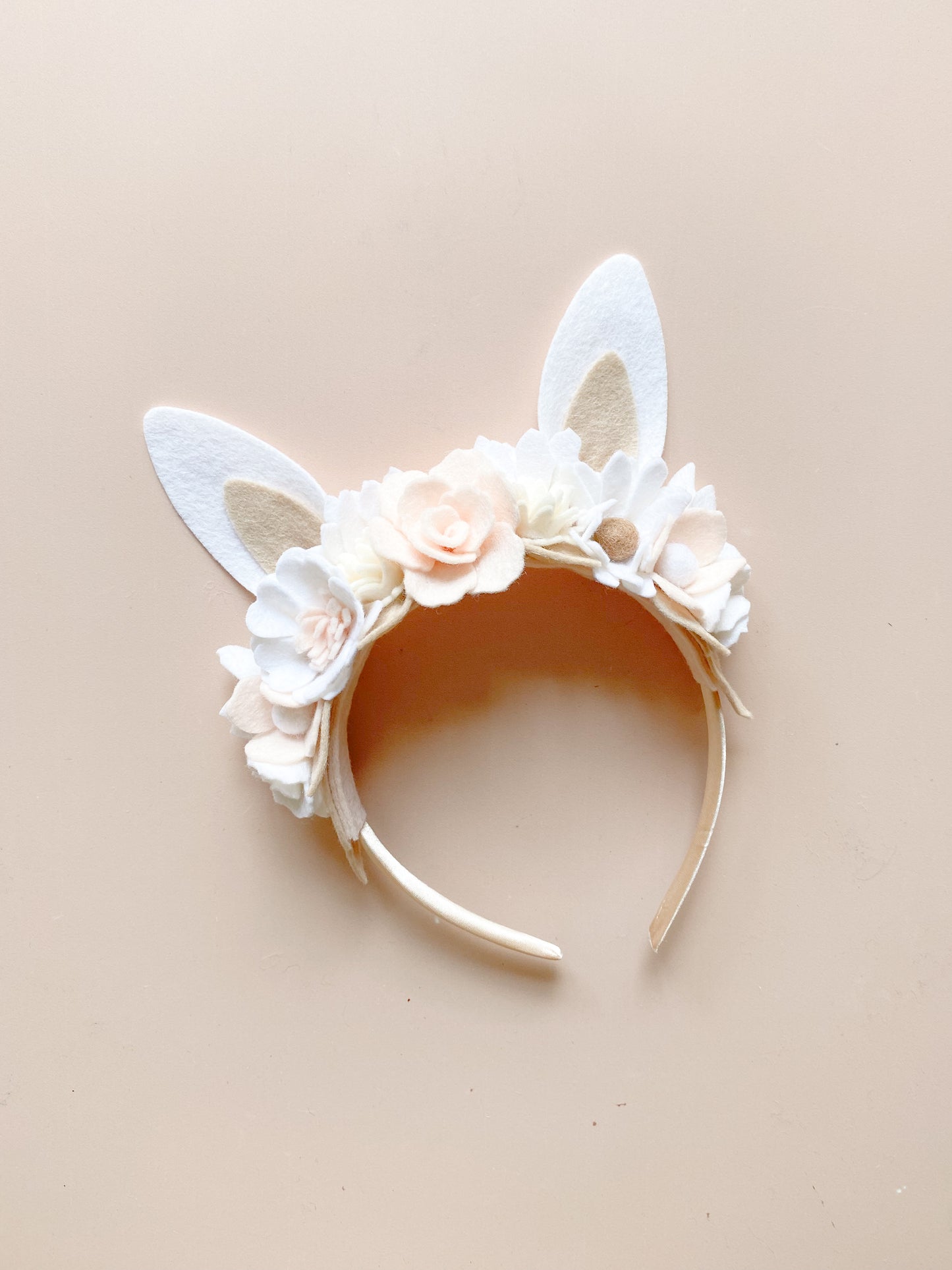 Neutral Bunny Ears Headband