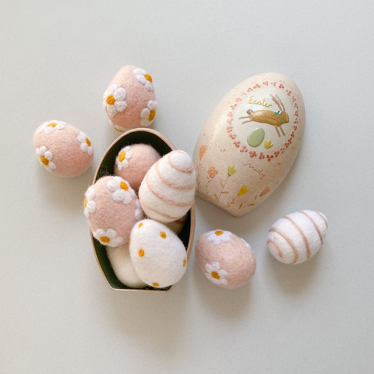 BUNDLE Felt Easter Eggs (Set of 6)