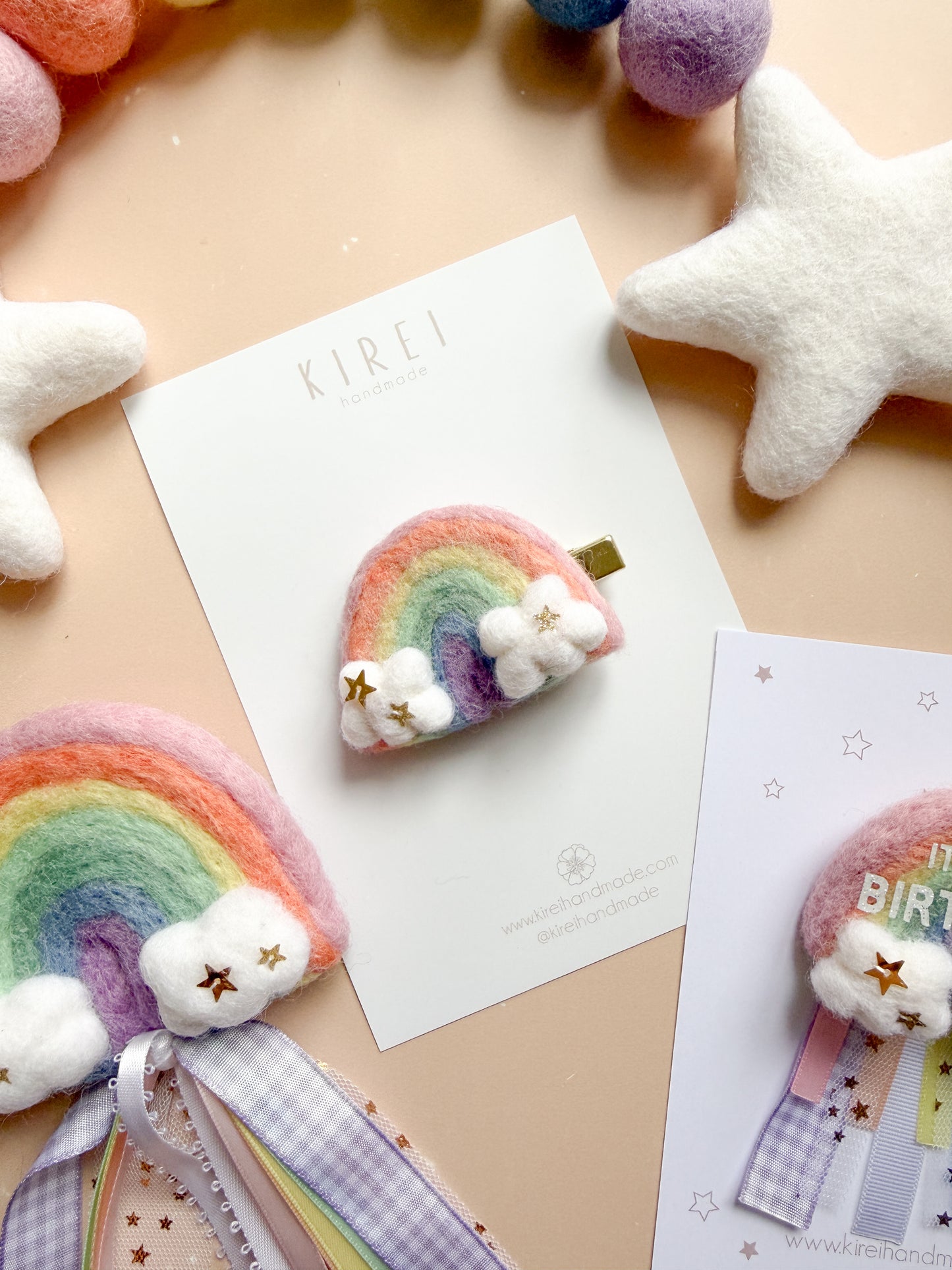 Rainbow Hair Clip