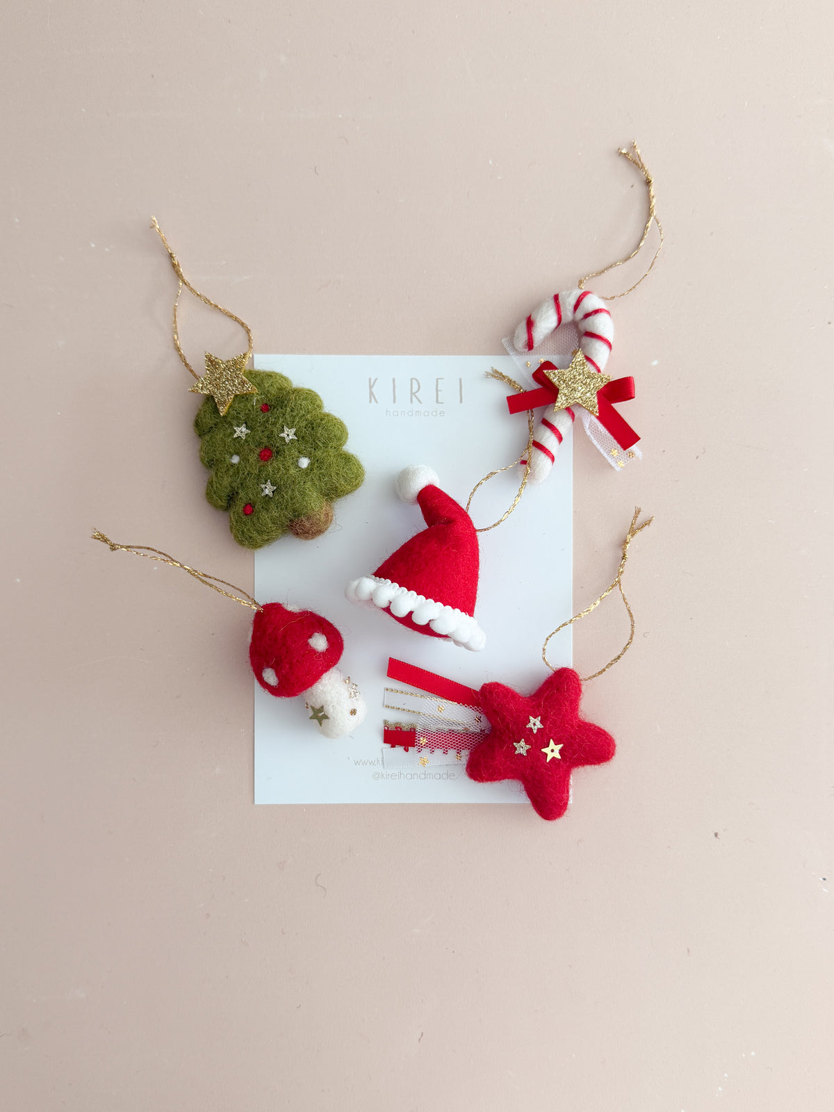 Christmas Ornament - Mini Ornaments (Set of 5)