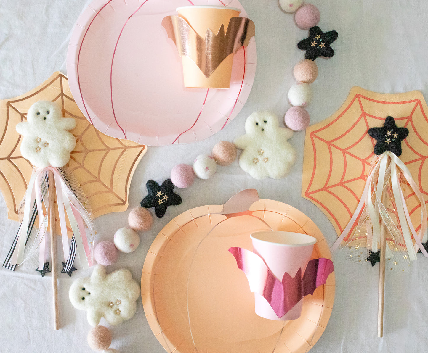 Ghost and Black Star Garland