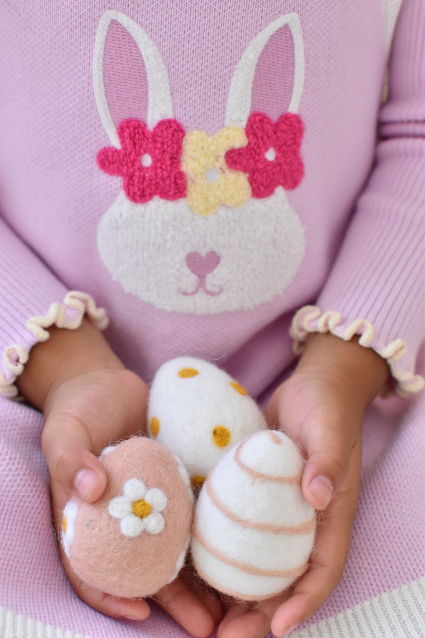 BUNDLE Felt Easter Eggs (Set of 6) | Personalisation