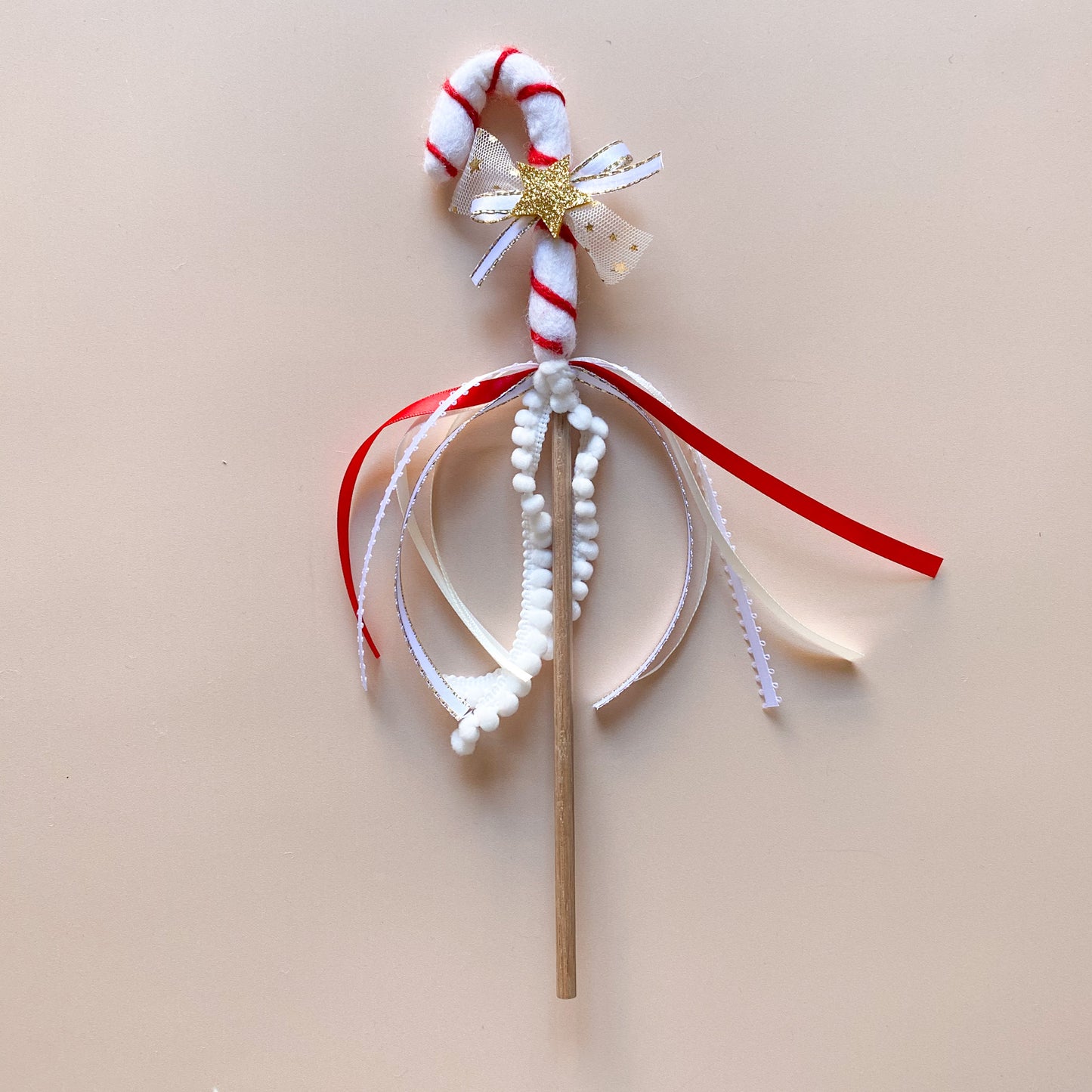 Candy Cane Wand - Red