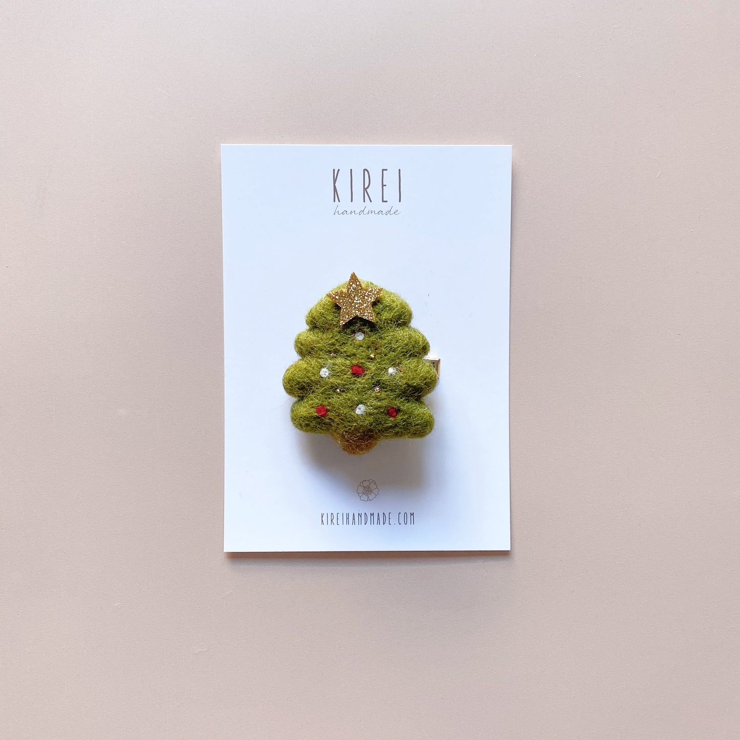 Christmas Tree Hair Clip *READY TO SHIP*