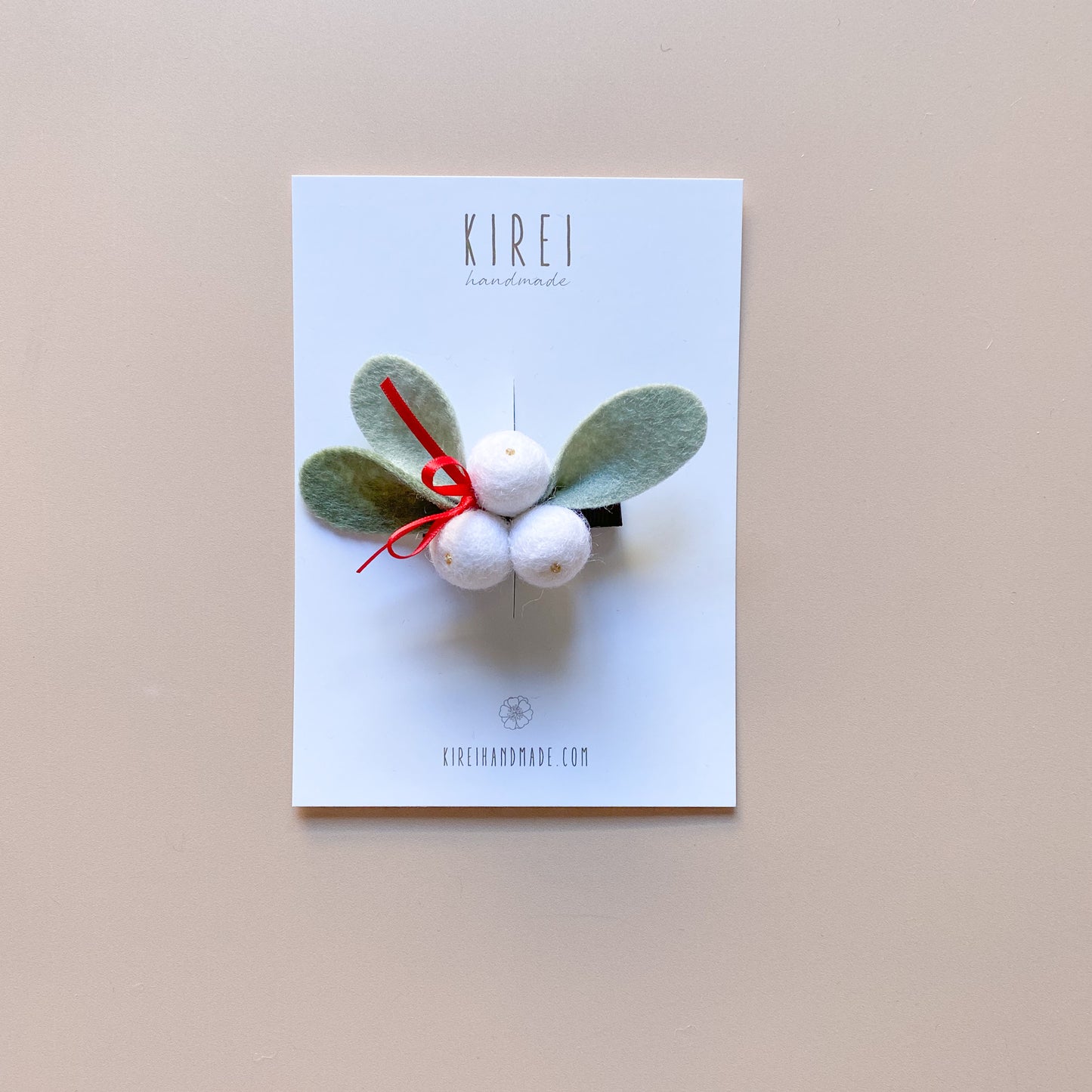 Mistletoe Headband/ Hair Clip *READY TO SHIP*