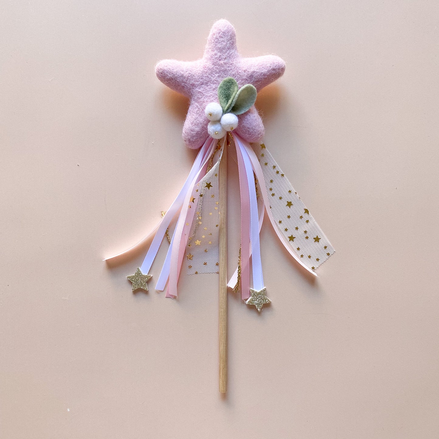 Christmas Star Wand - Pink Star *READY TO SHIP*