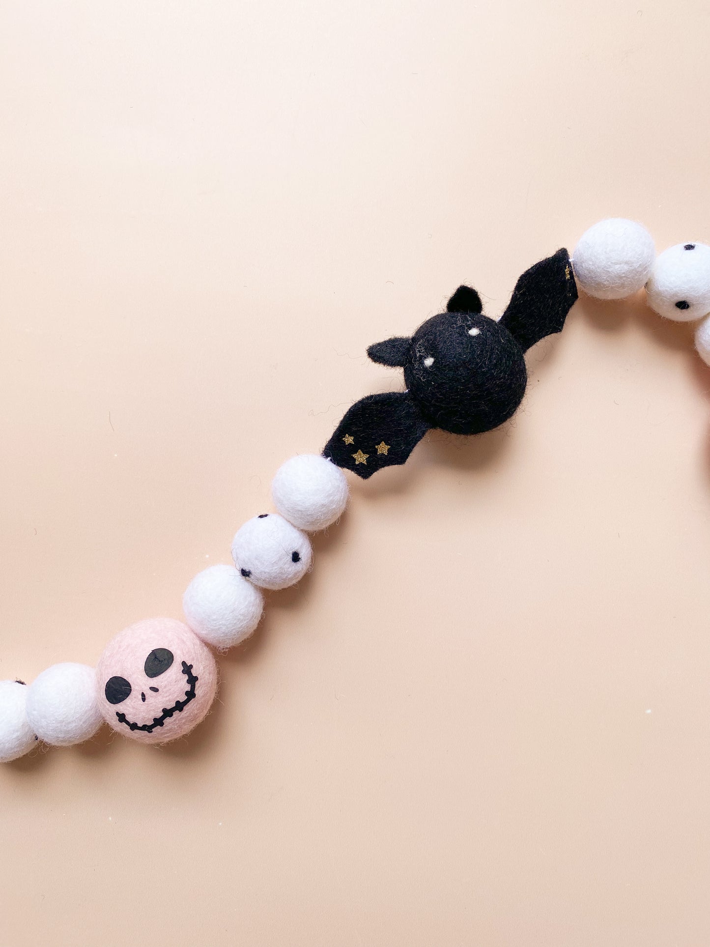 Skull and Bat Garland