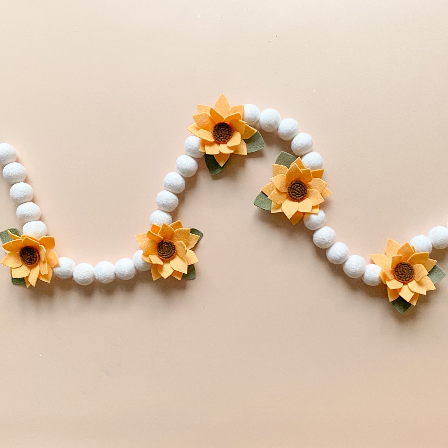 Simple Sunflower Garland