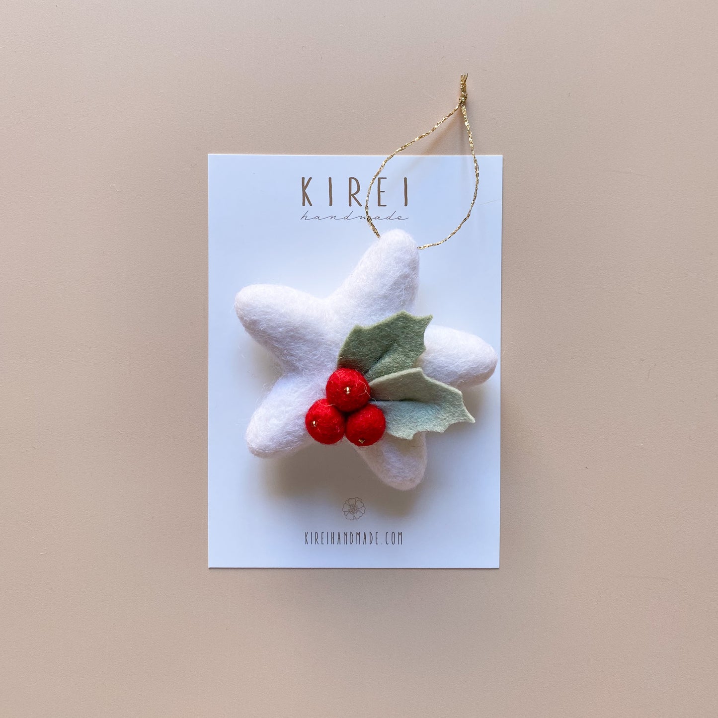 Christmas Star Ornament - White Star