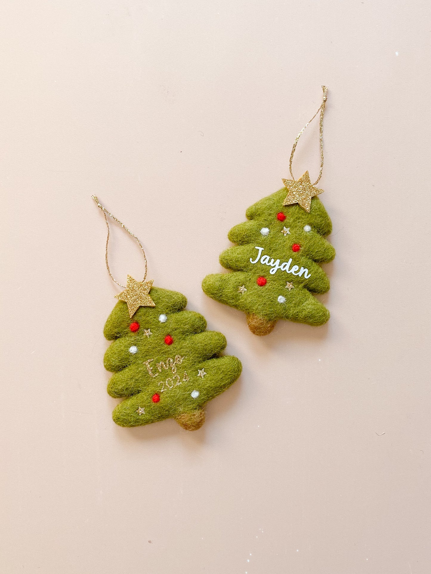 Christmas Ornament - Green Christmas Tree | Personalisation