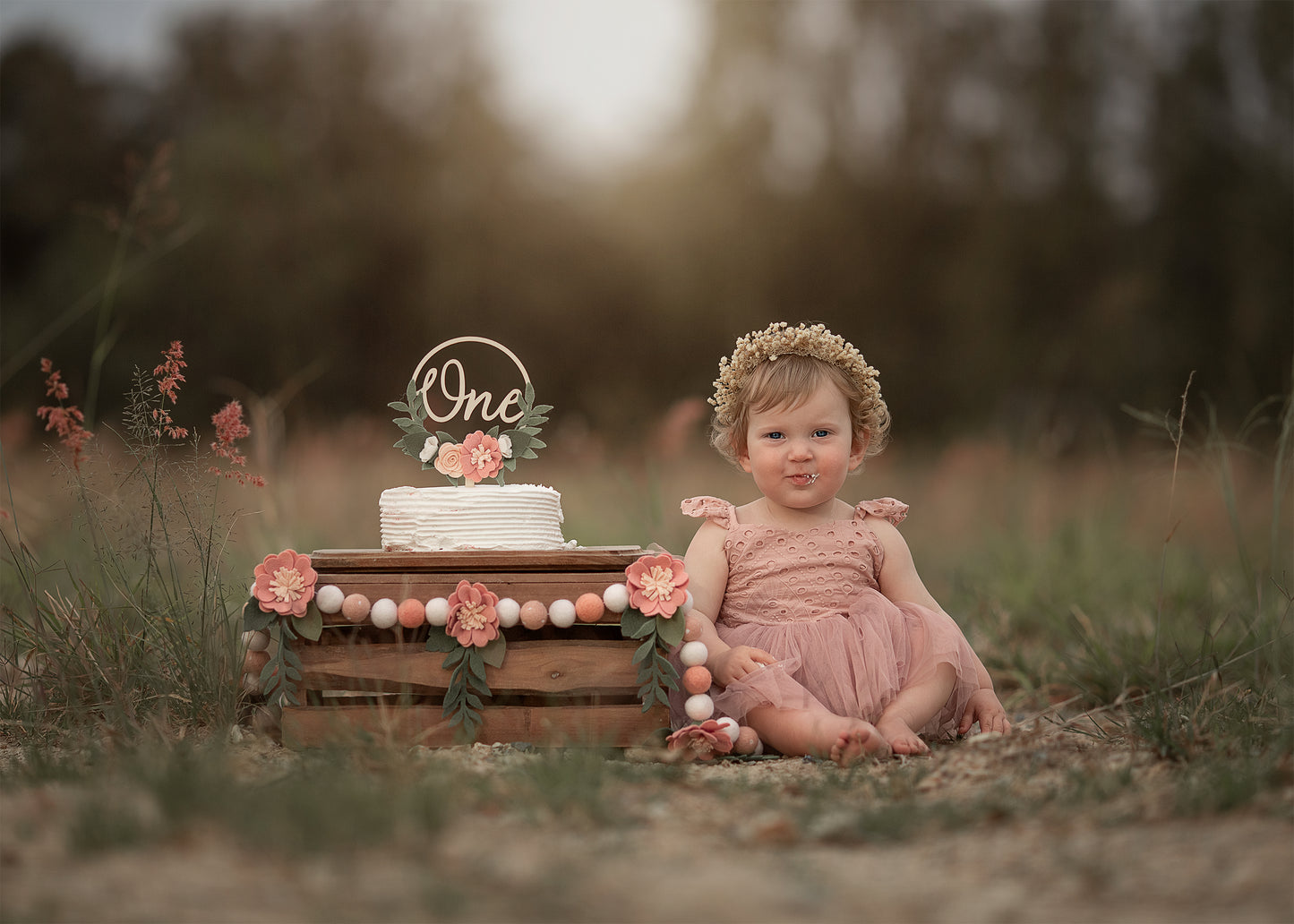 Blush Flower Garland