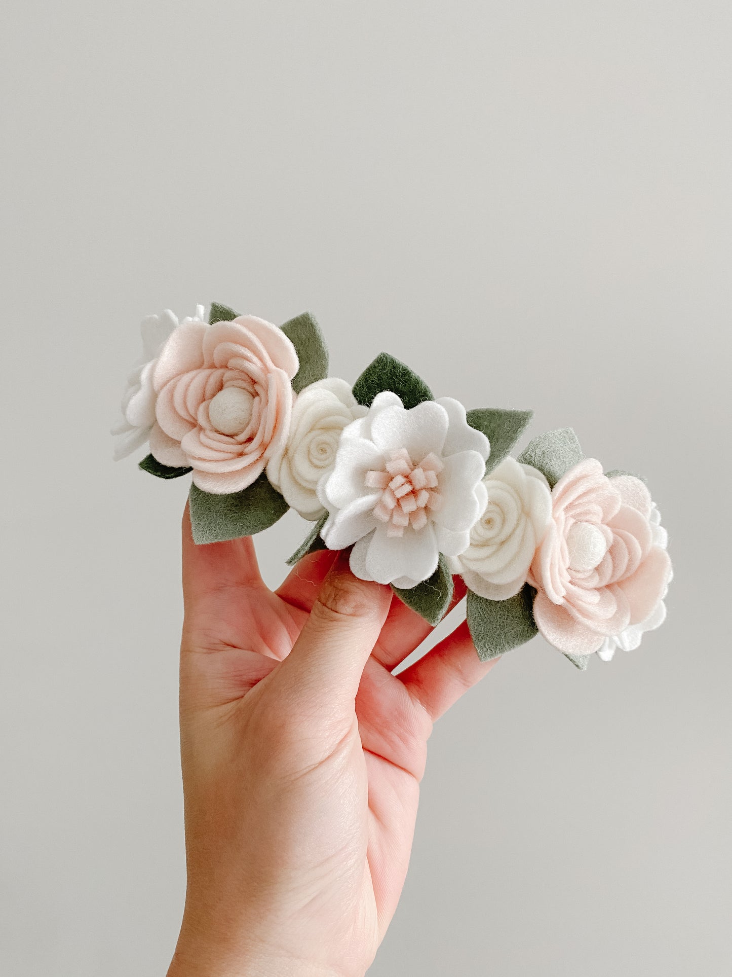 Classic Neutral Flower Crown