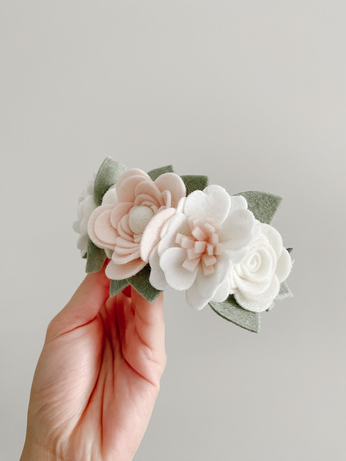 Classic Neutral Flower Crown
