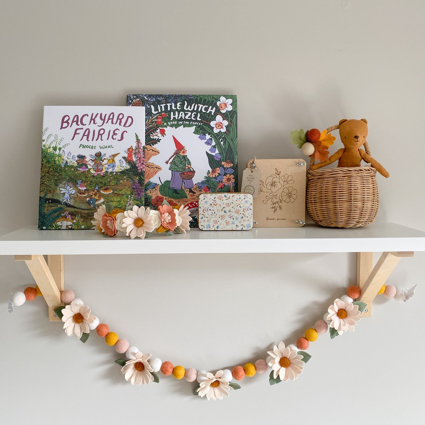 Harvest Daisy Flower Garland