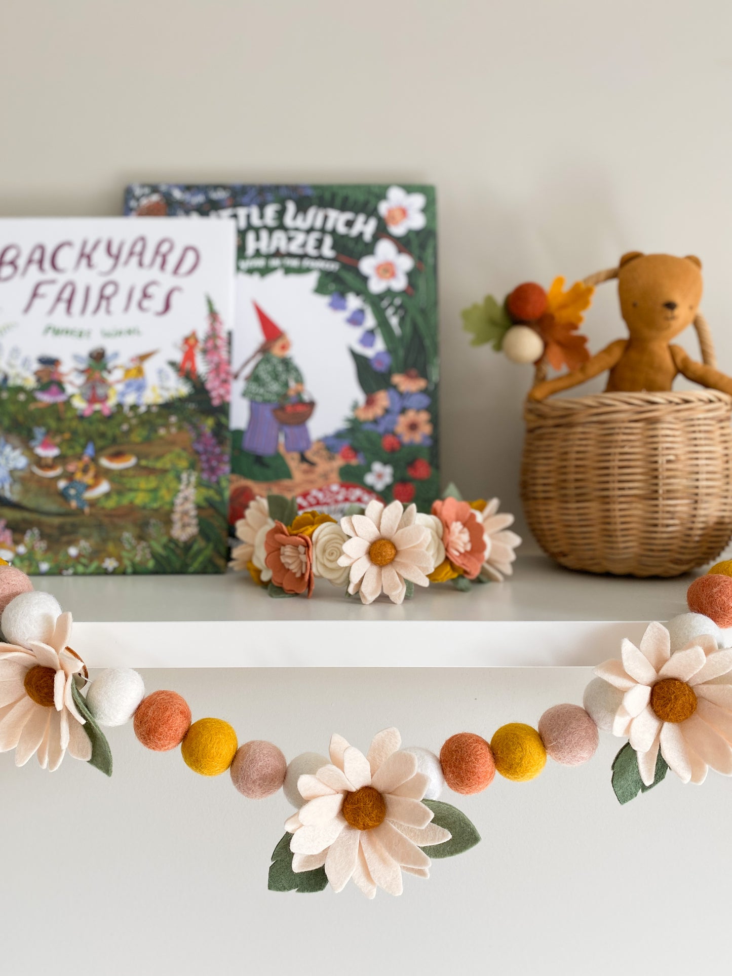 Harvest Daisy Flower Garland