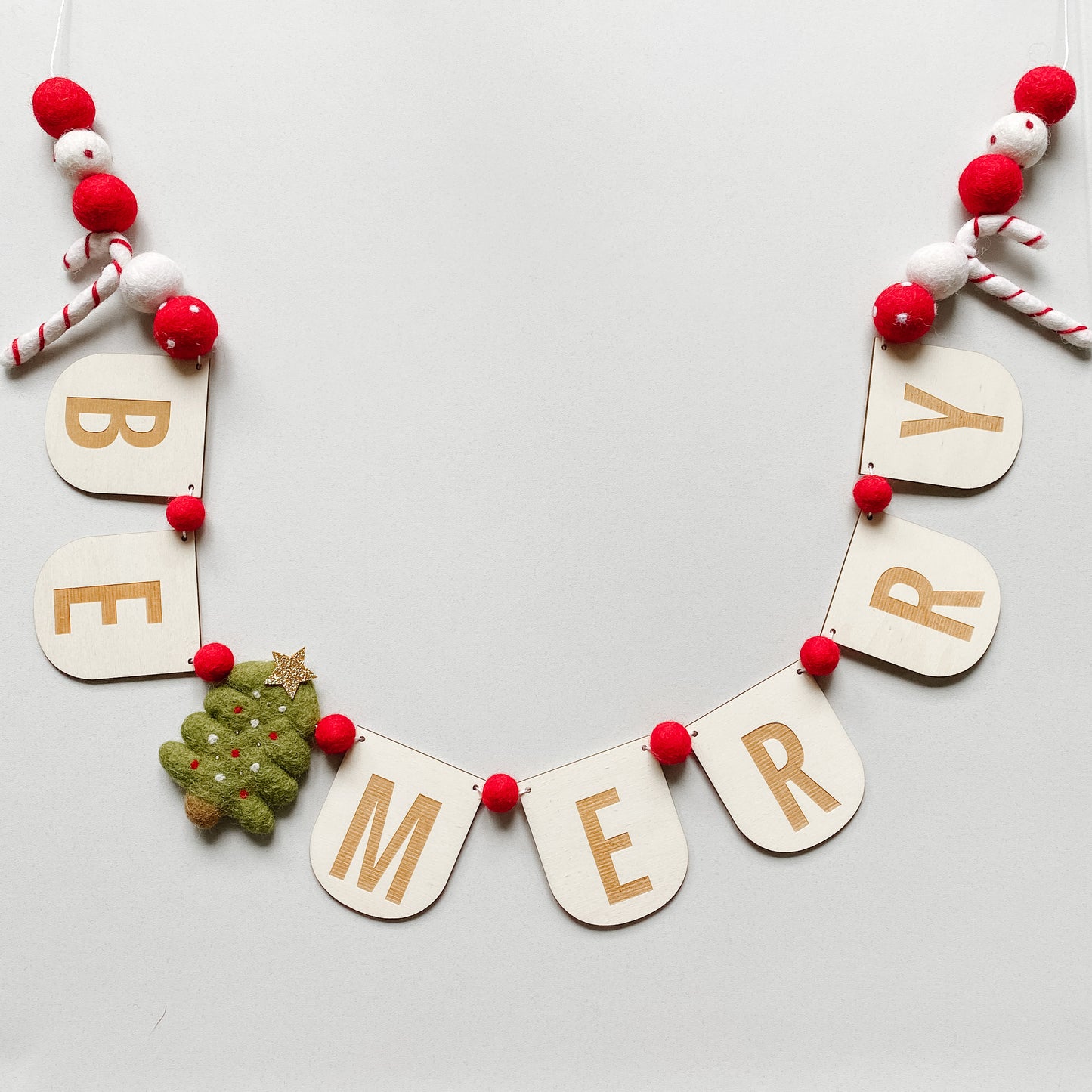 Be Merry Garland *READY TO SHIP*