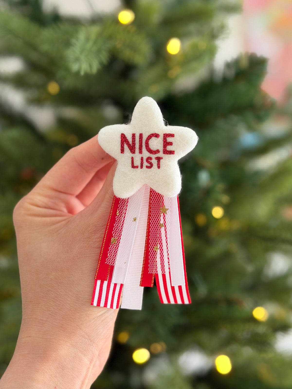 Santa's Nice List Badge | 3 Options