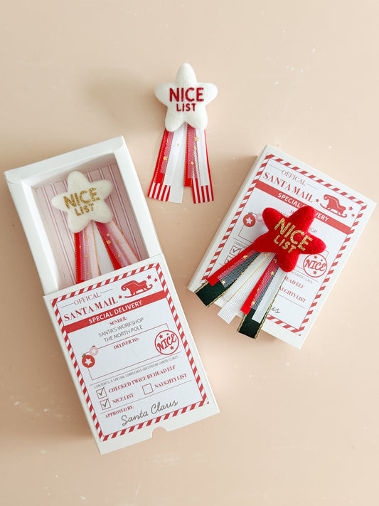 Santa's Nice List Badge | 3 Options