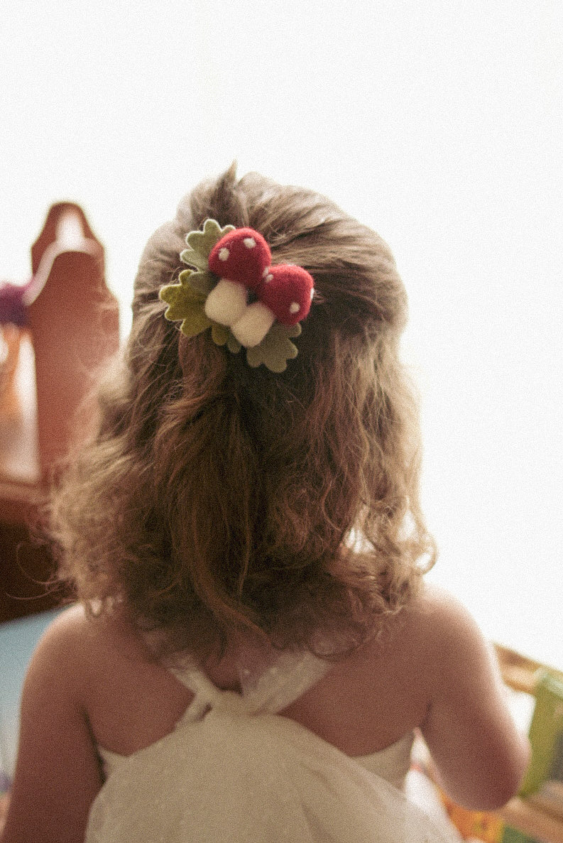 Mushroom Headband/ Hair Clip