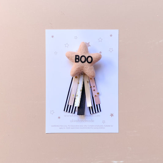 Halloween BOO Badge - Pink