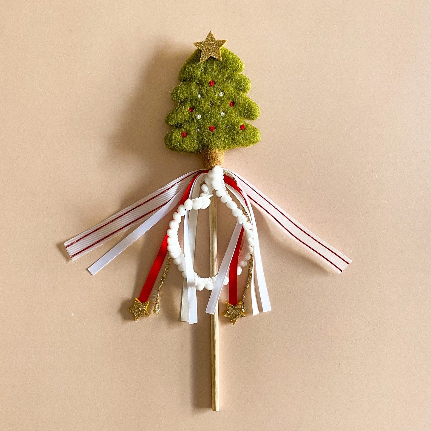 Christmas Tree Wand - Green Tree *READY TO SHIP*
