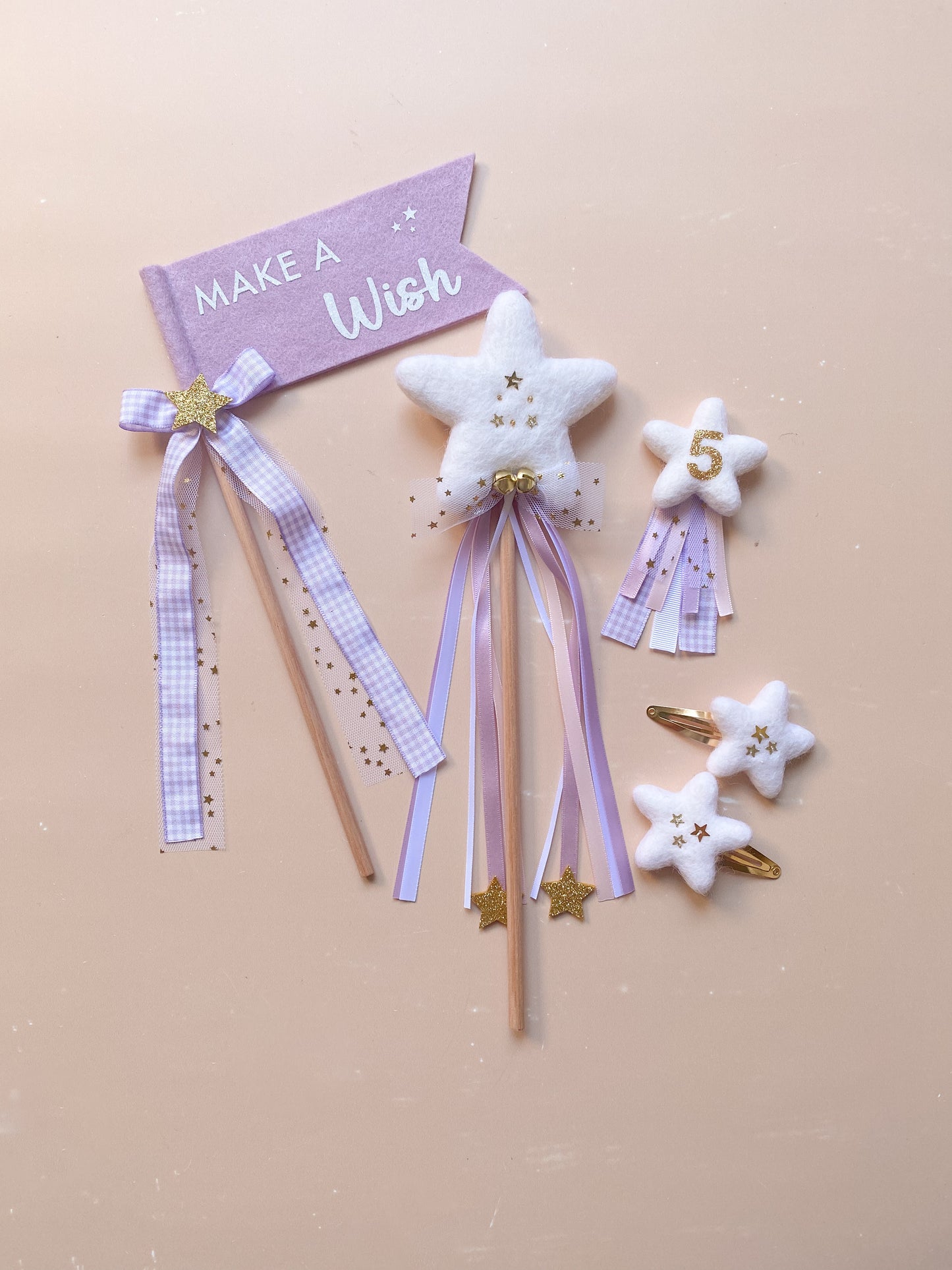 Wishing Star Wand - Lilac
