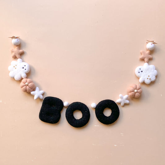 BOO Letter Garland - Ghost