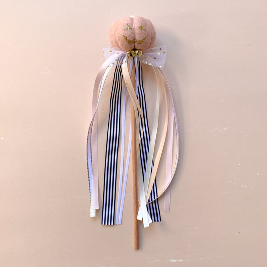 pink jack o lantern wand