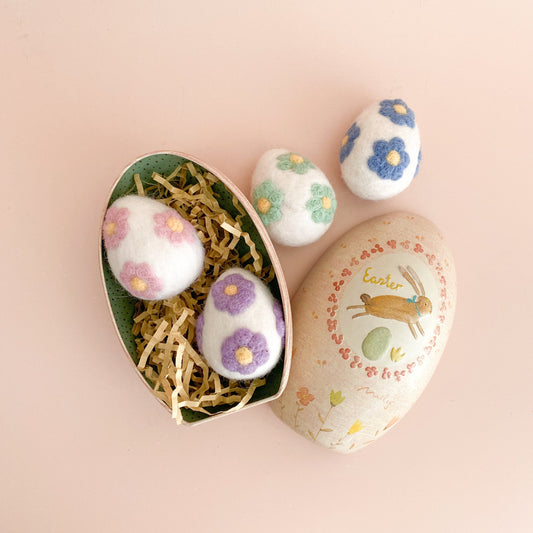 Easter Eggs - Flower (Set of 4)