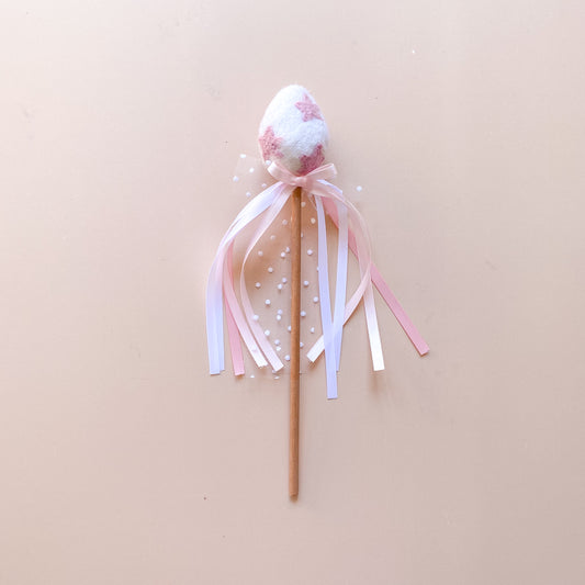 Easter Egg Wand - Pink Star
