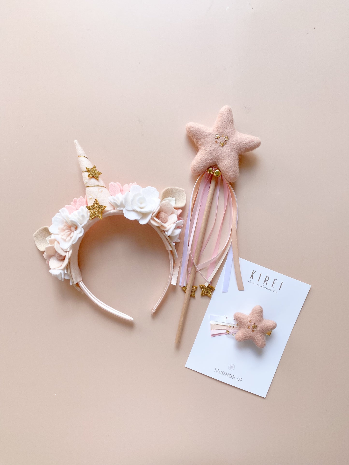 Personalised Star Wand - Ballet Pink Star