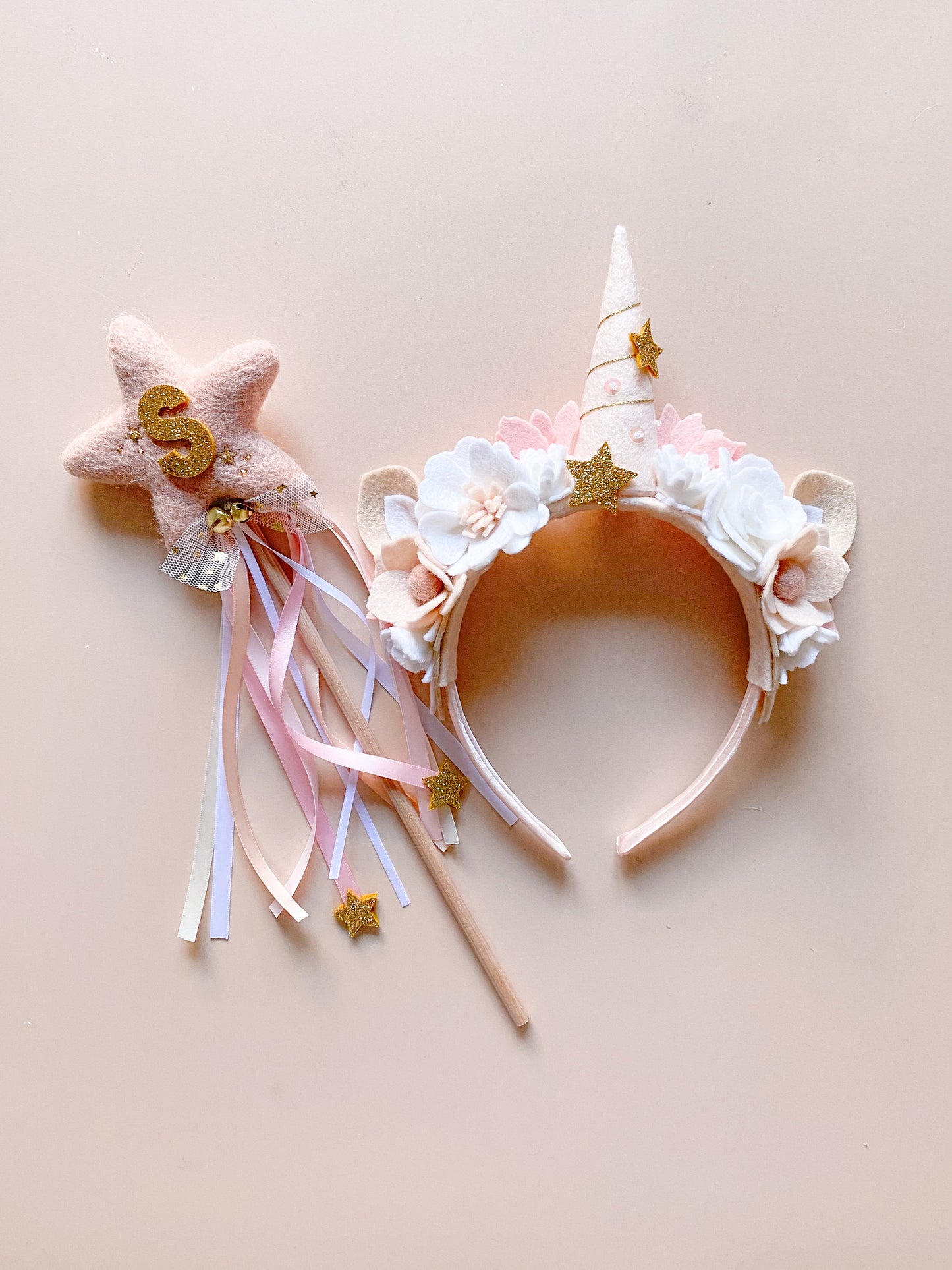 Personalised Star Wand - Ballet Pink Star