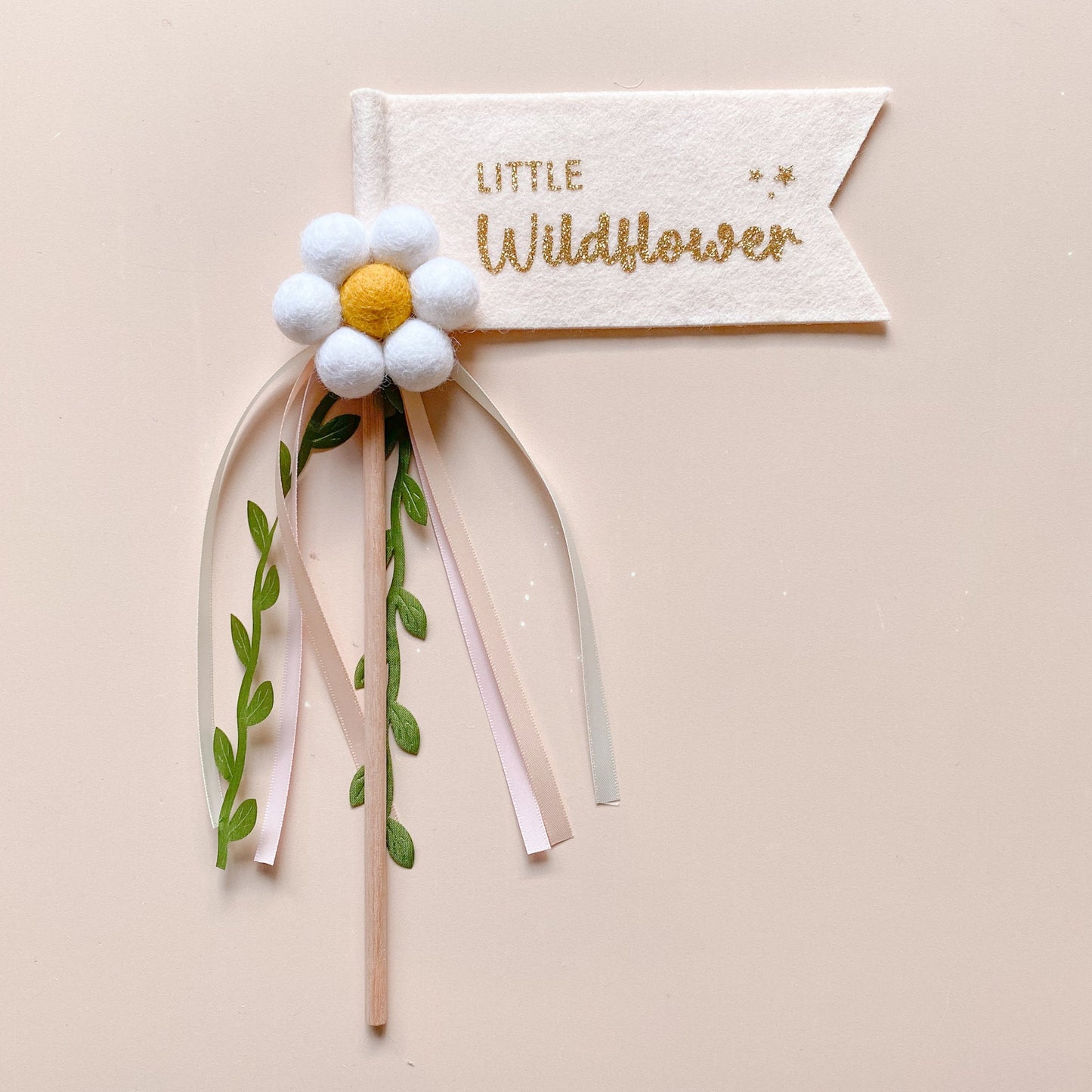 'Little Wildflower' Flag Wand