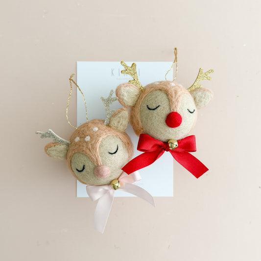 Christmas Ornament - Reindeer | Personalisation | 2 Options