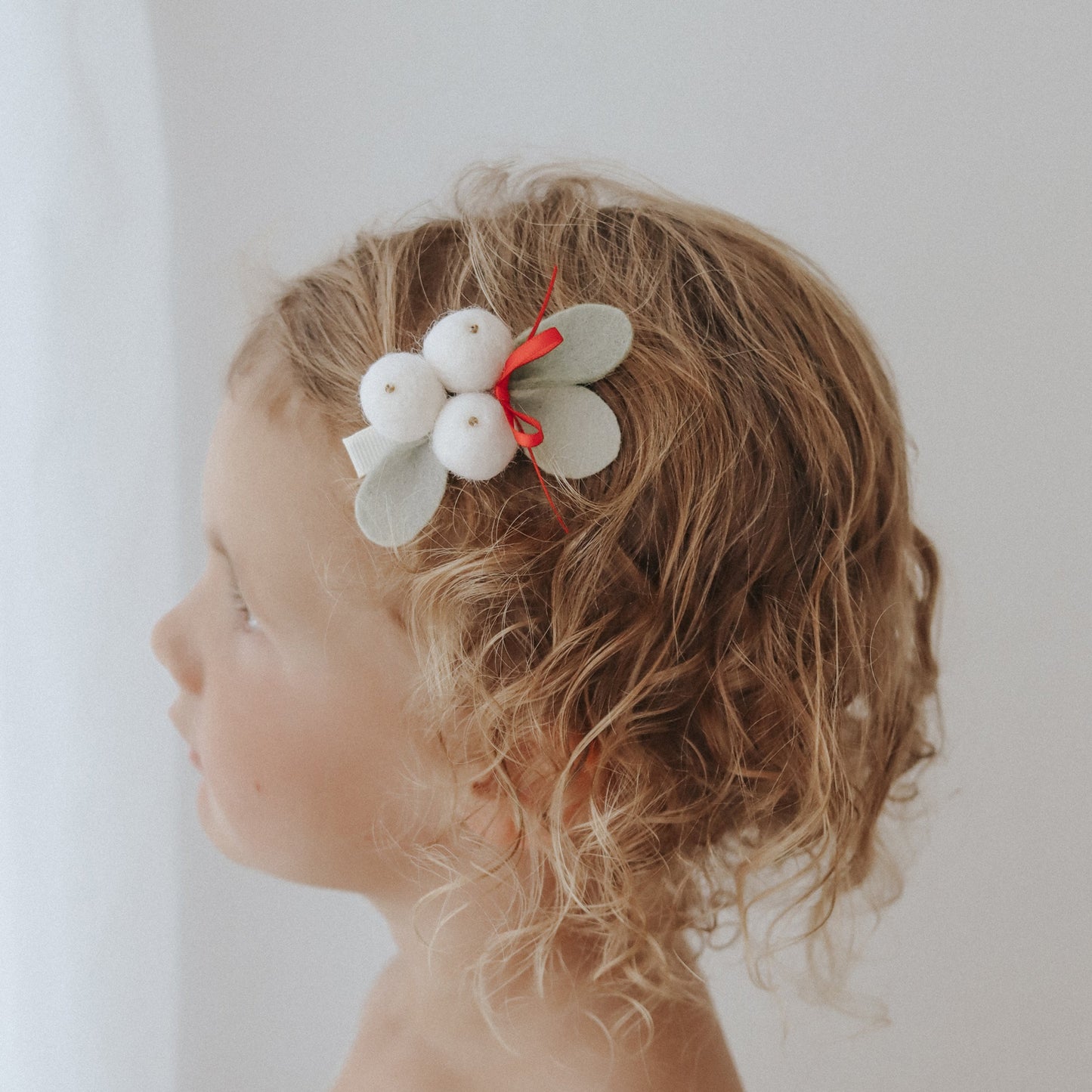 Mistletoe Headband/ Hair Clip