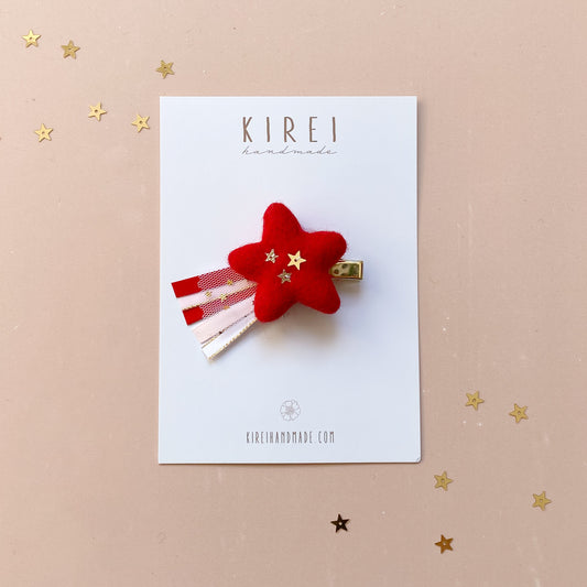 Christmas Shooting Star Headband/ Hair Clip